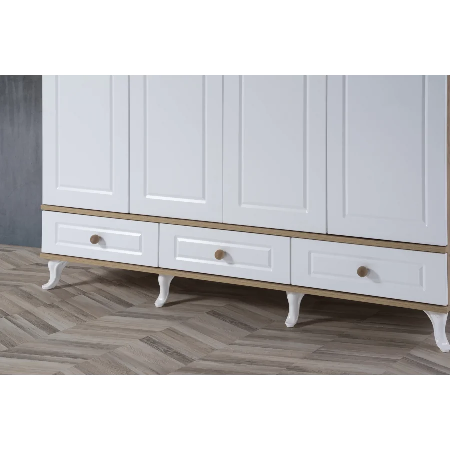 2KA Babylone 4 Kapılı Dolap