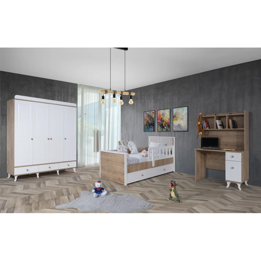 2KA Babylone 4 Kapılı Karyolalı Çocuk Odası Takımı