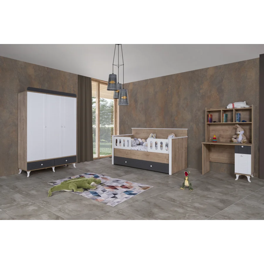 2KA Bonny Fame Sedir Karyolalı Çocuk Odası Takımı