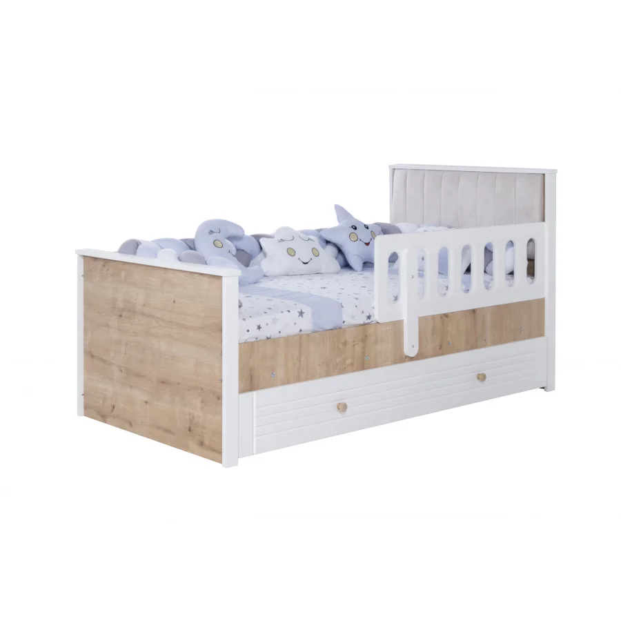 2KA Bonny White 4 Kapılı Karyolalı Takım