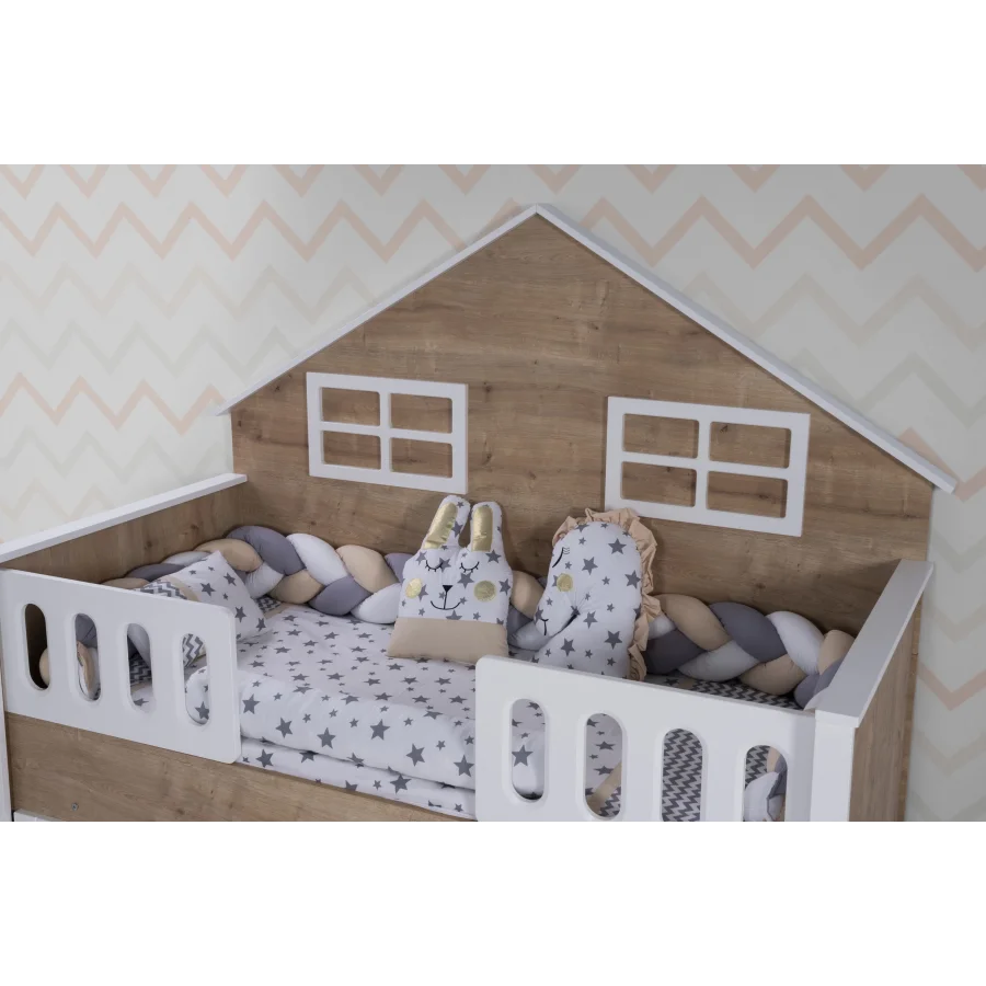 2KA Bonny White 4 Kapılı Montessori Takım