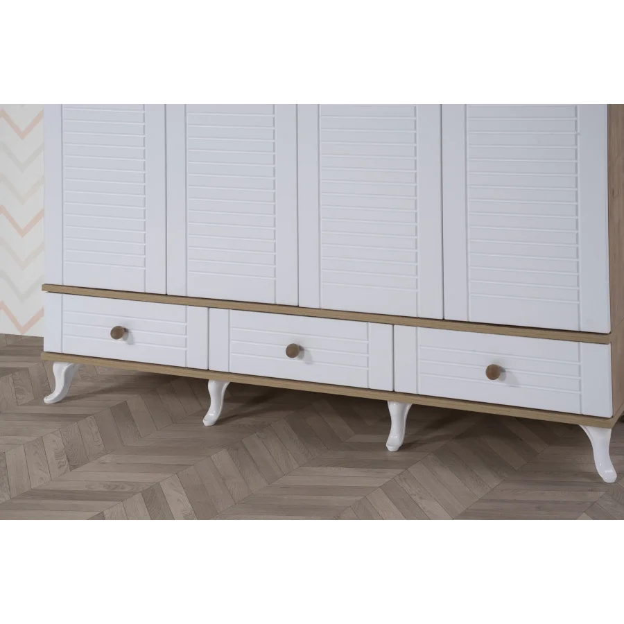 2KA Bonny White Montessori Çocuk Odası Takımı