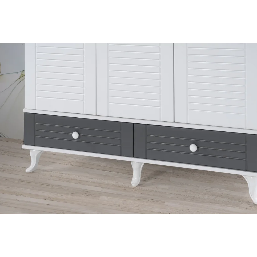 2KA Cover Fame 4 Kapılı Karyolalı Takım