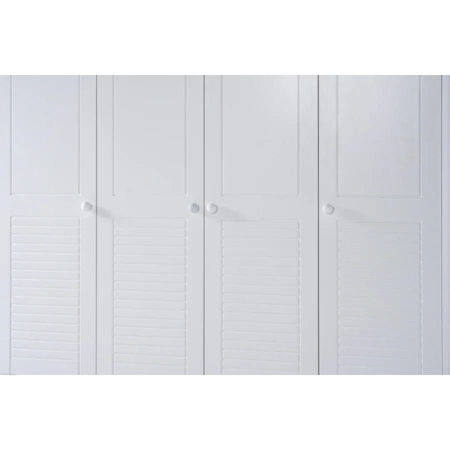 2KA Cover Grey 4 Kapılı Dolap