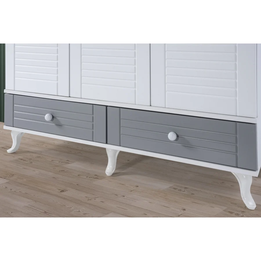 2KA Cover Grey Sedir Karyolalı Çocuk Odası Takımı