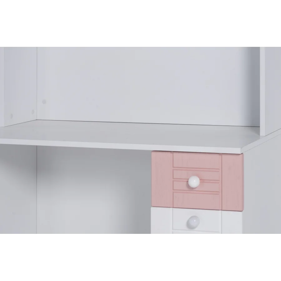 2KA Cover Pink 4 Kapılı Karyolalı Çocuk Odası Takım