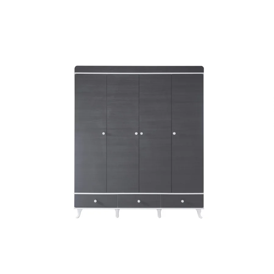 2KA Hunt 4 Kapılı Sedir Karyolalı Çocuk Odası Takımı