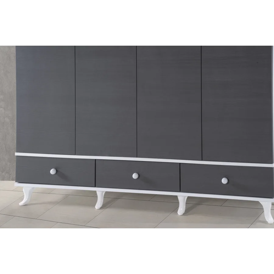 2KA Hunt 4 Kapılı Sedir Karyolalı Çocuk Odası Takımı