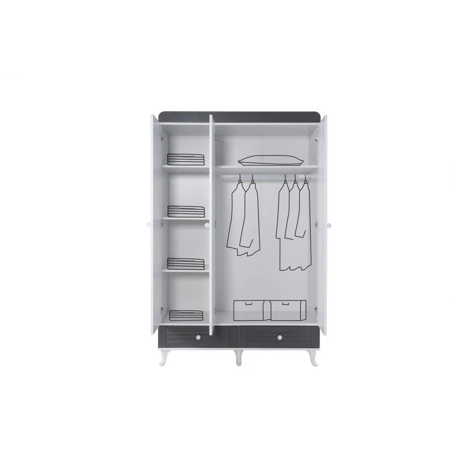 2KA Joy Fame Sedir Karyolalı Çocuk Odası Takımı