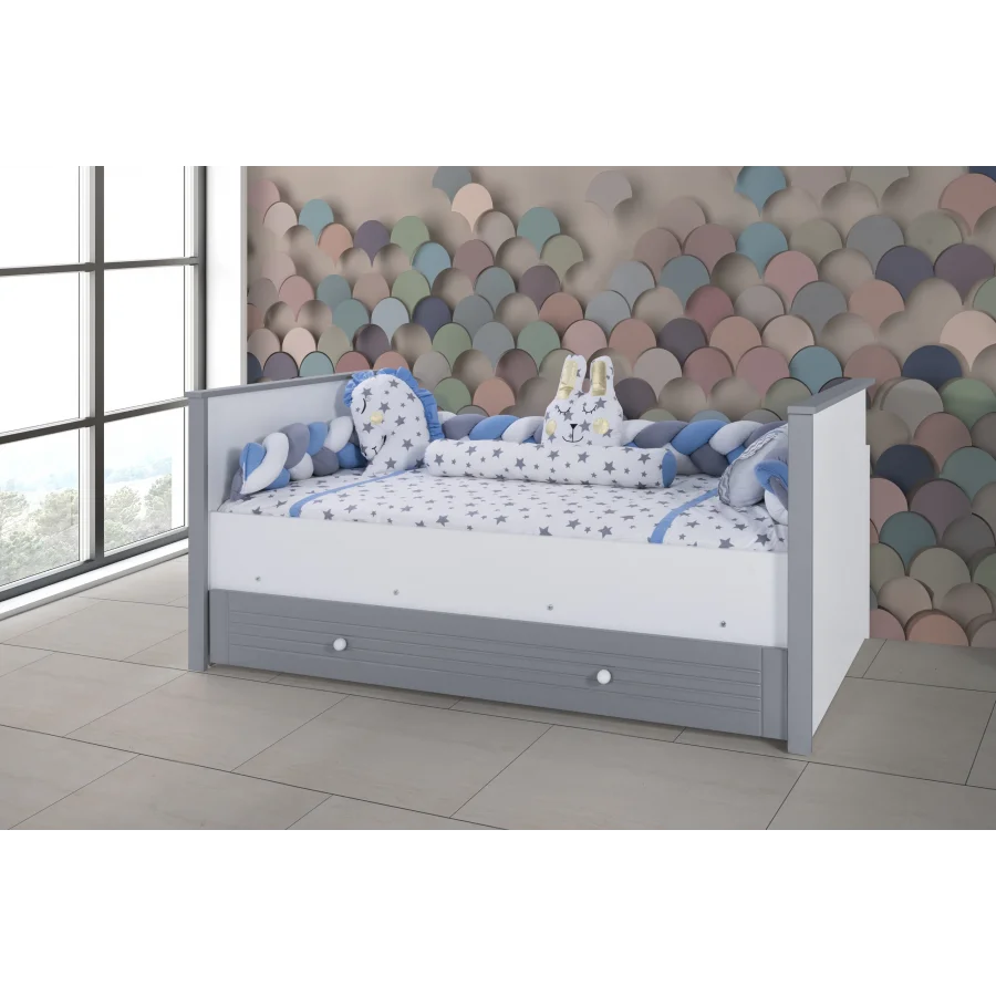 2KA Joy Gray Sedir Karyolalı Çocuk Odası Takımı