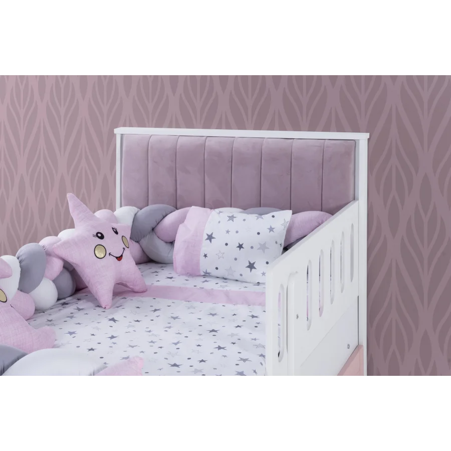 2KA Joy Pink 4 Kapılı Karyolalı Çocuk Odası Takımı