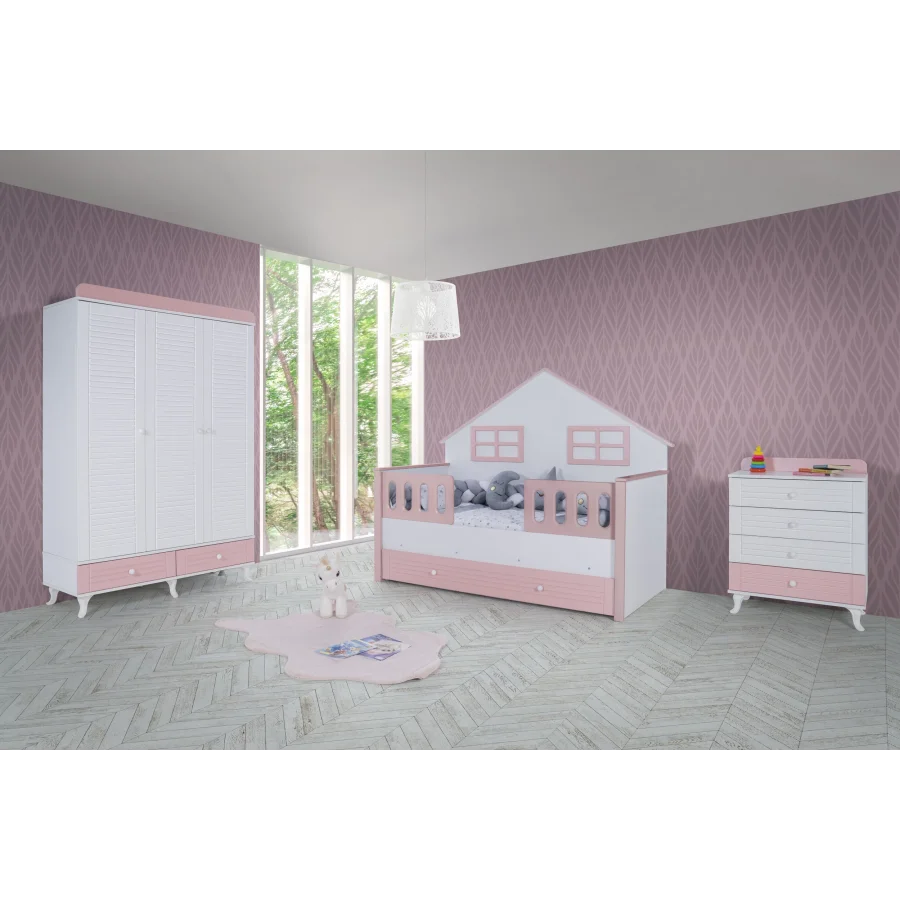 2KA Joy Pink Montessori Çocuk Odası Takımı