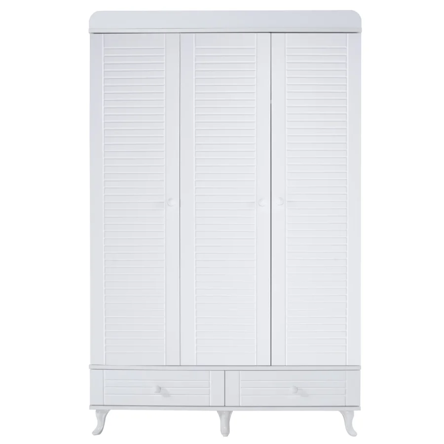 2KA Joy White 3 Kapılı Dolap