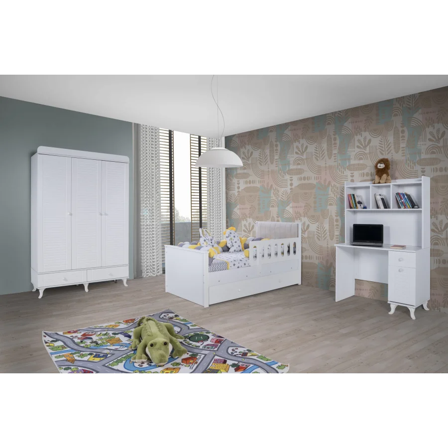 2KA Joy White Karyolalı Çocuk Odası Takımı
