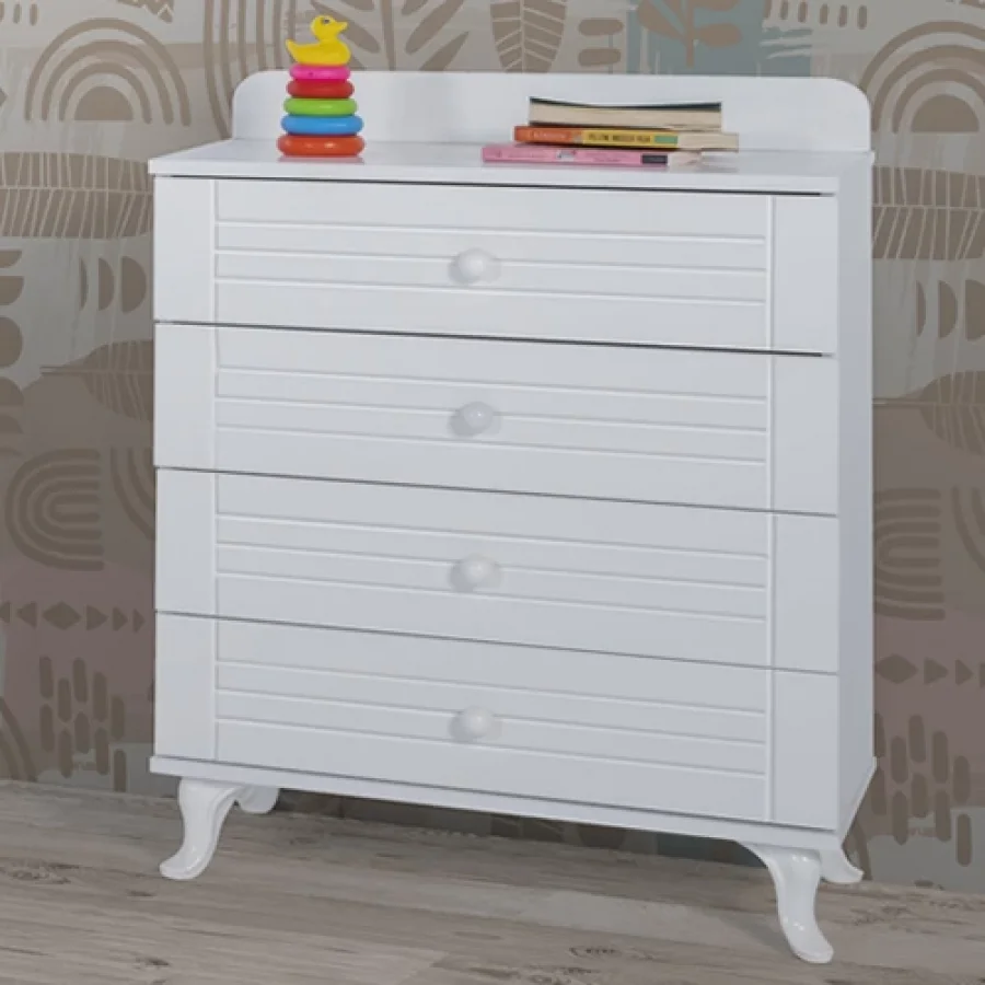 2KA Joy White Şifonyer