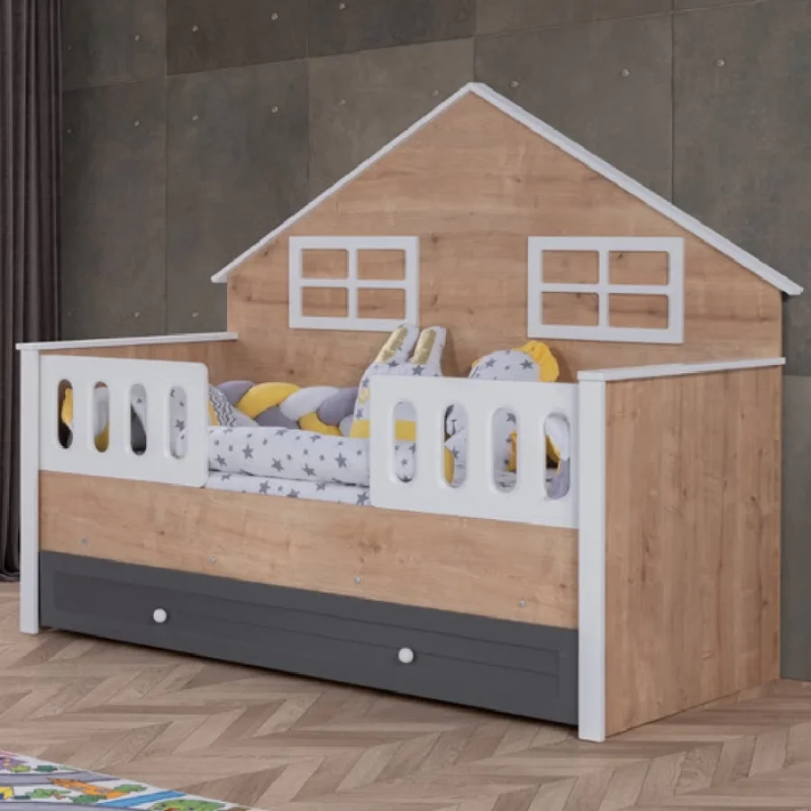 2KA Komplex 4 Kapılı Montessori Çocuk Odası Takımı