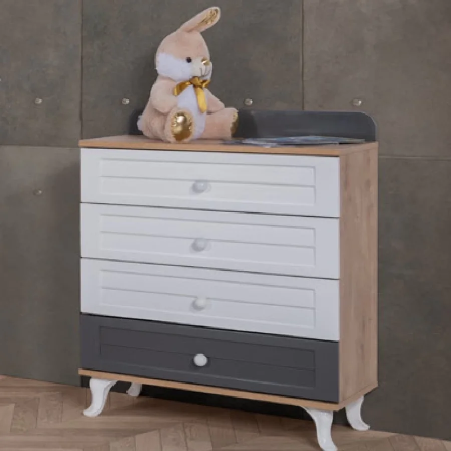 2KA Komplex 4 Kapılı Montessori Çocuk Odası Takımı