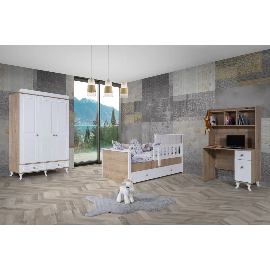 2KA Line Karyolalı Çocuk Odası Takımı