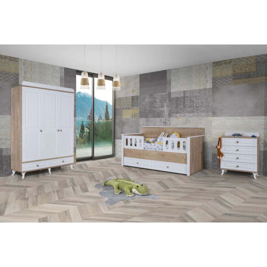 2KA Line Sedir Karyolalı Çocuk Odası Takımı