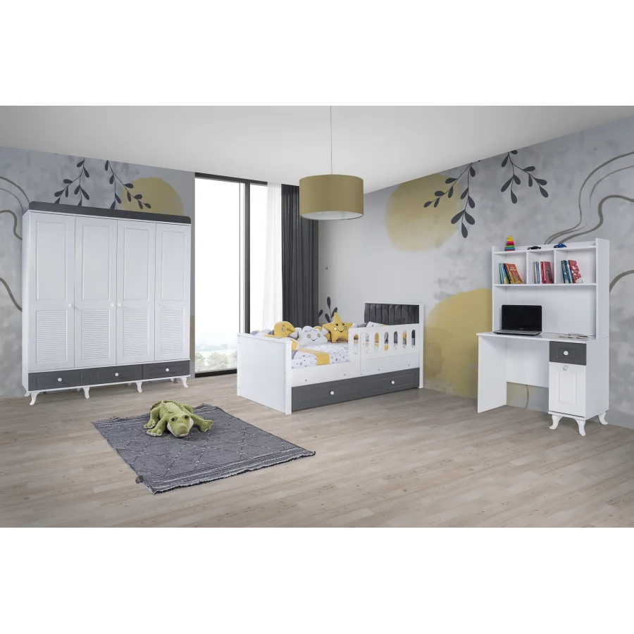 2KA New Luna Fame 4 Kapılı Karyolalı Çocuk Odası Takımı