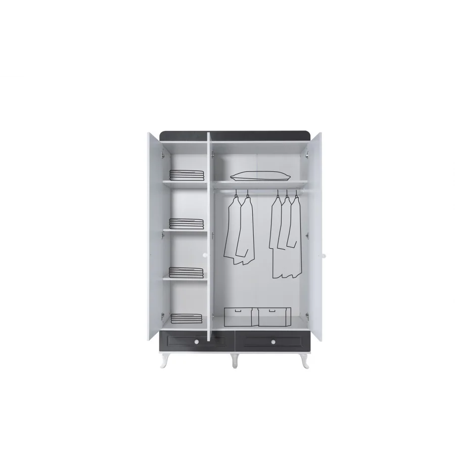 2KA New Luna Fame Sedir Karyolalı Çocuk Odası Takımı