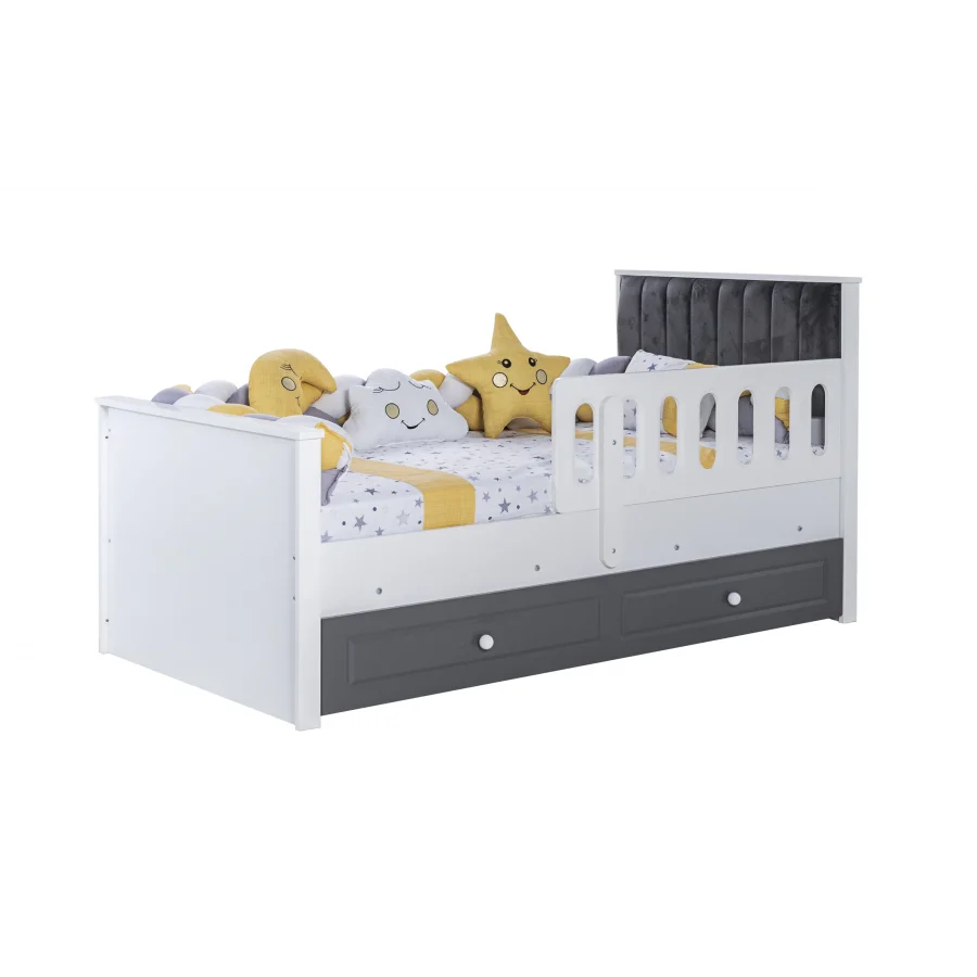 2KA New Luna Fame Yavru Yataklı Kapitoneli Karyola