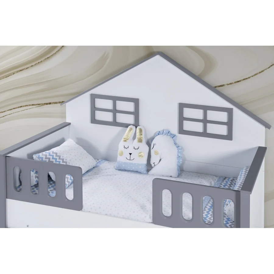 2KA New Luna Grey Montessori Çocuk Odası Takımı