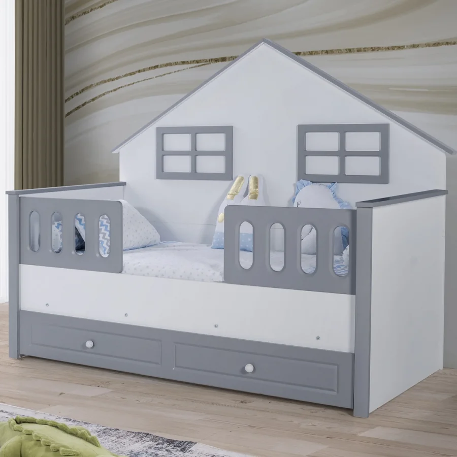 2KA New Luna Grey Montessori Karyola