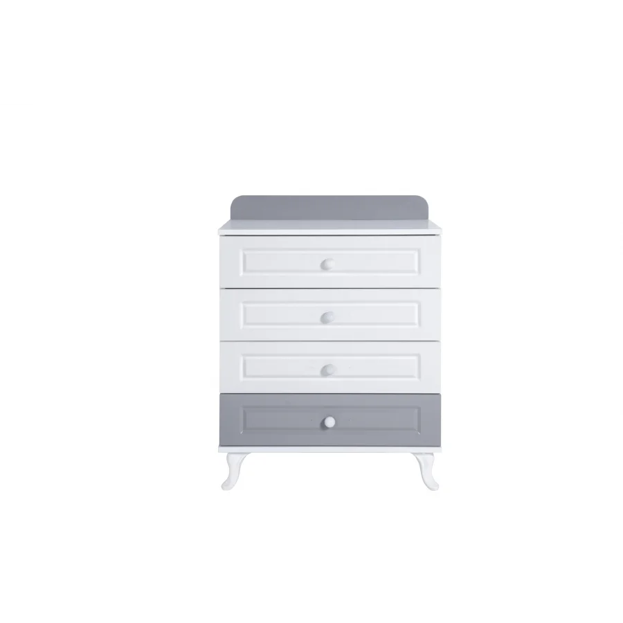 2KA New Luna Grey Sedir Karyolalı Çocuk Odası Takımı