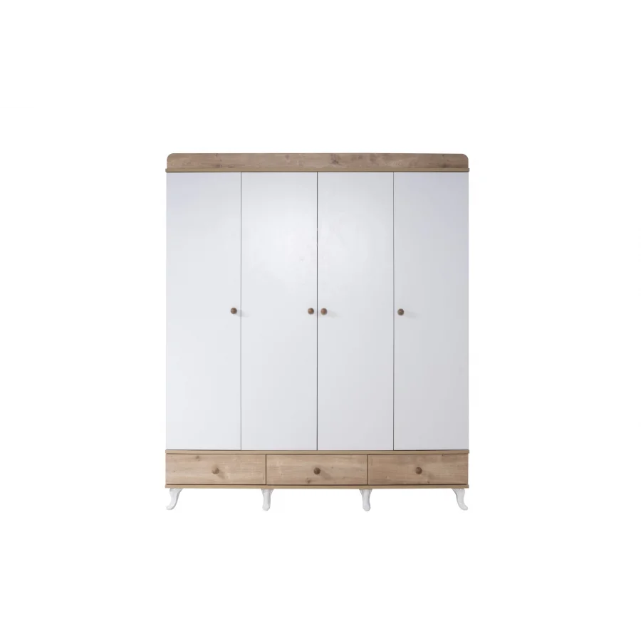 2KA Simple 4 Kapılı Karyolalı Çocuk Odası Takımı