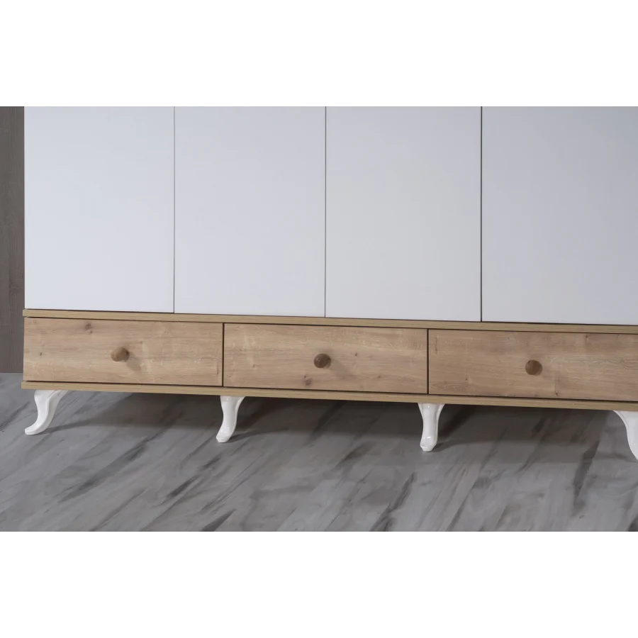 2KA Simple 4 Kapılı Karyolalı Çocuk Odası Takımı