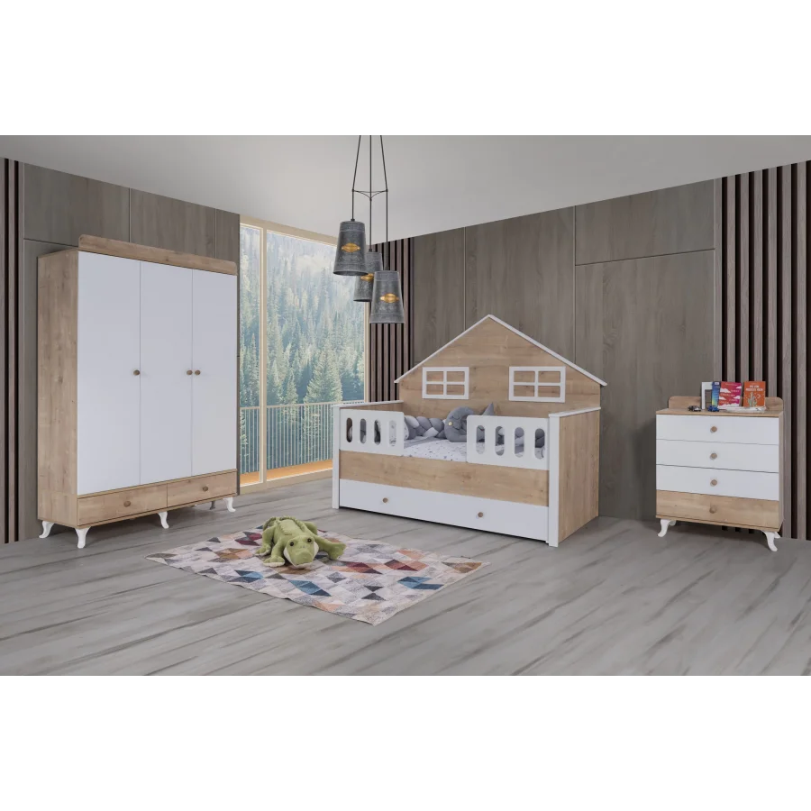 2KA Simple Montessorili Çocuk Odası Takımı