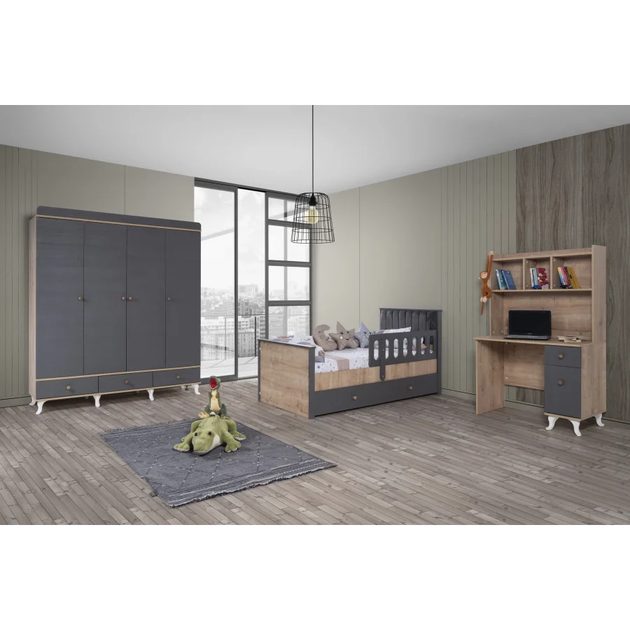 2KA Slepper 4 Kapılı Karyolalı Çocuk Odası Takımı