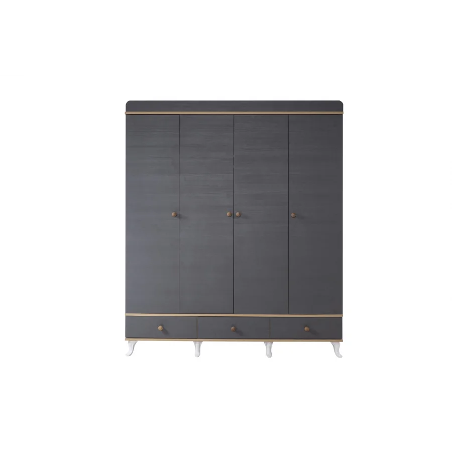 2KA Slepper 4 Kapılı Karyolalı Çocuk Odası Takımı