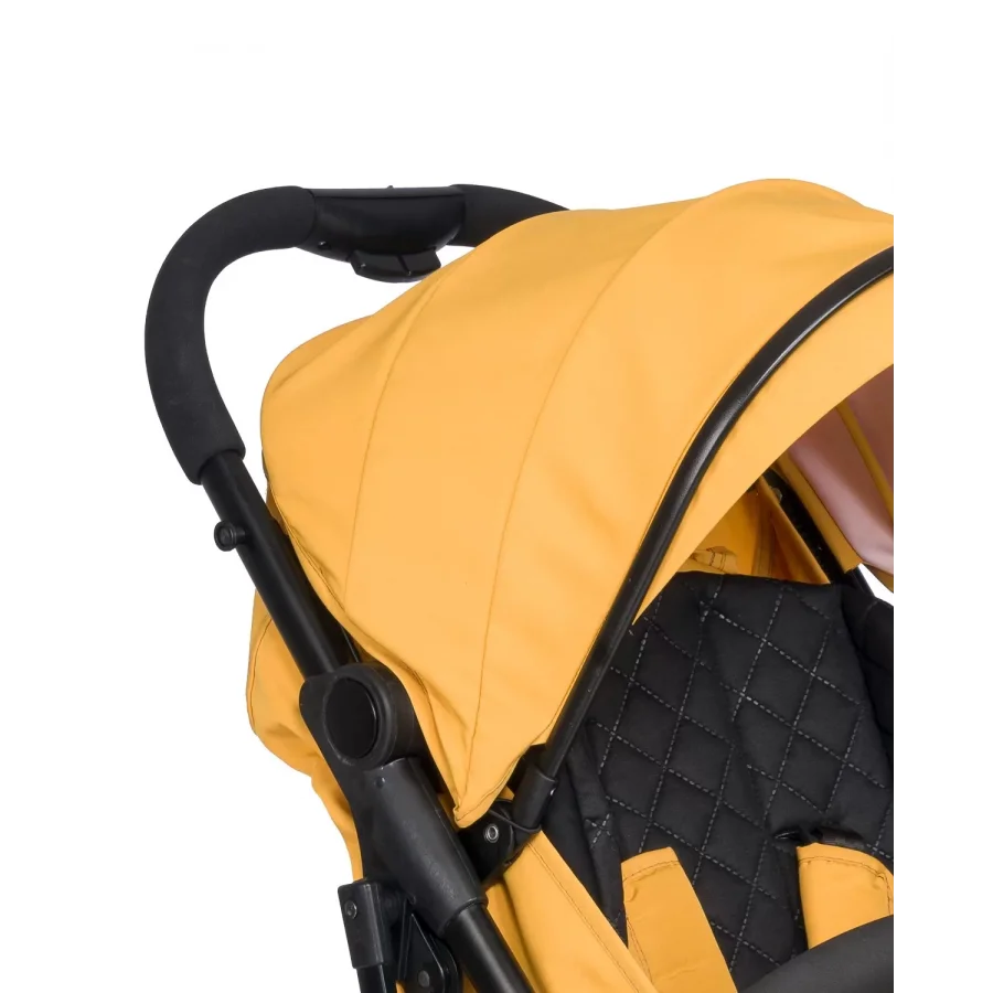 4 Baby AB-383 Drone Sky Siyah Kabin Tipi Bebek Arabası - Sarı