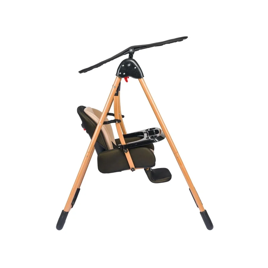 4 Baby Ab-655 Funny Salıncaklı Mama Sandalyesi Gold