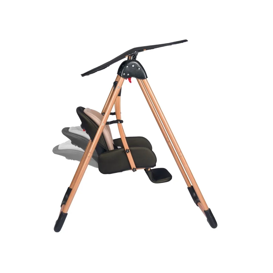 4 Baby Ab-655 Funny Salıncaklı Mama Sandalyesi Gold