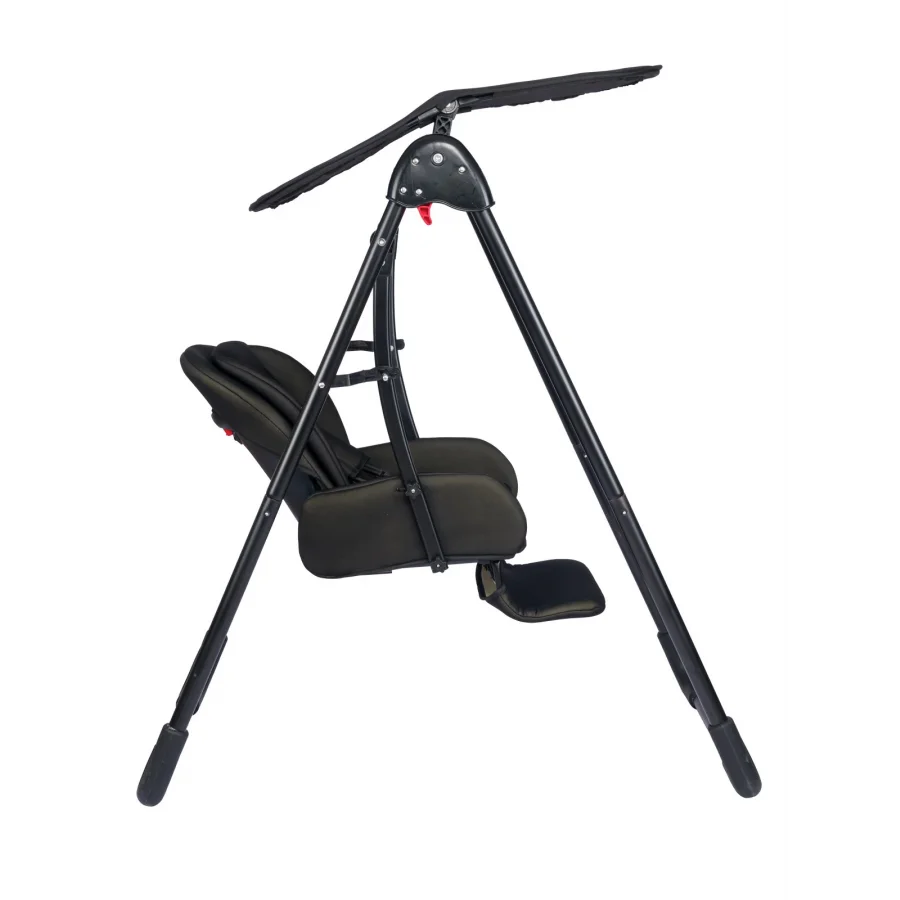 4 Baby Ab-655 Funny Salıncaklı Mama Sandalyesi Siyah