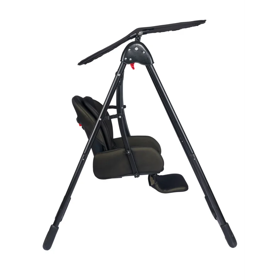 4 Baby Ab-655 Funny Salıncaklı Mama Sandalyesi Siyah