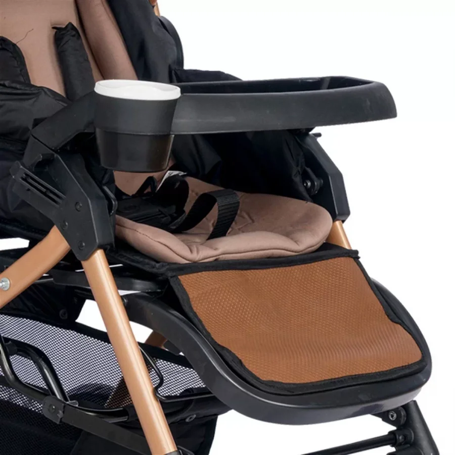 4 Baby Active Gold Plus Çift Yönlü Bebek Arabası - Gri