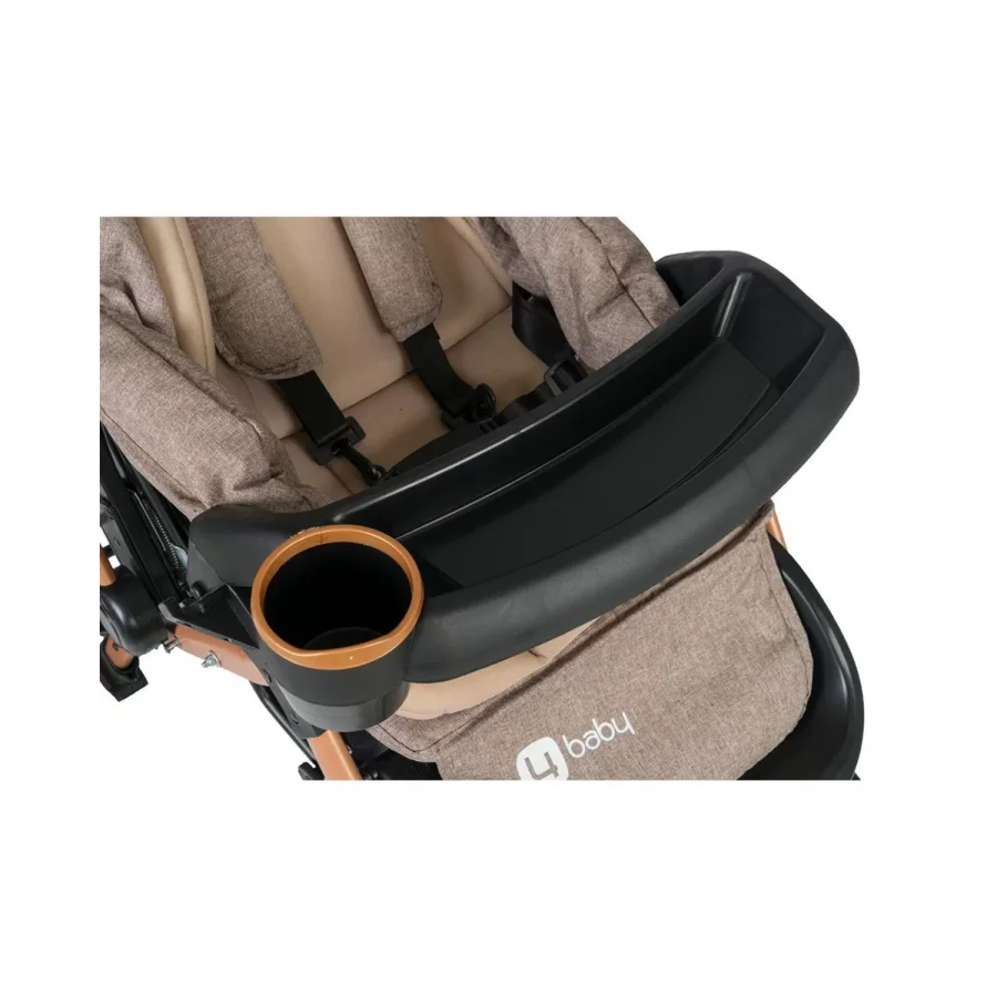 4 Baby Active Gold Travel Sistem Bebek Arabası - Antrasit