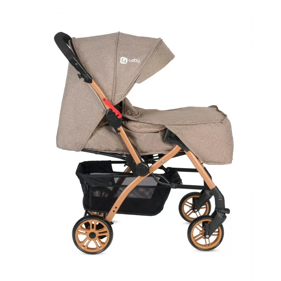 4 Baby Active Gold Travel Sistem Bebek Arabası - Kahve