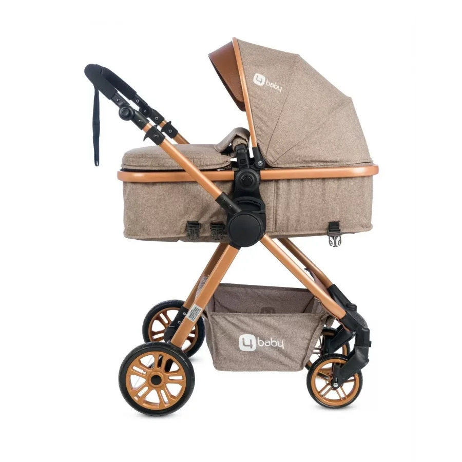 4 Baby Comfort Gold Travel Sistem Bebek Arabası - Kahve