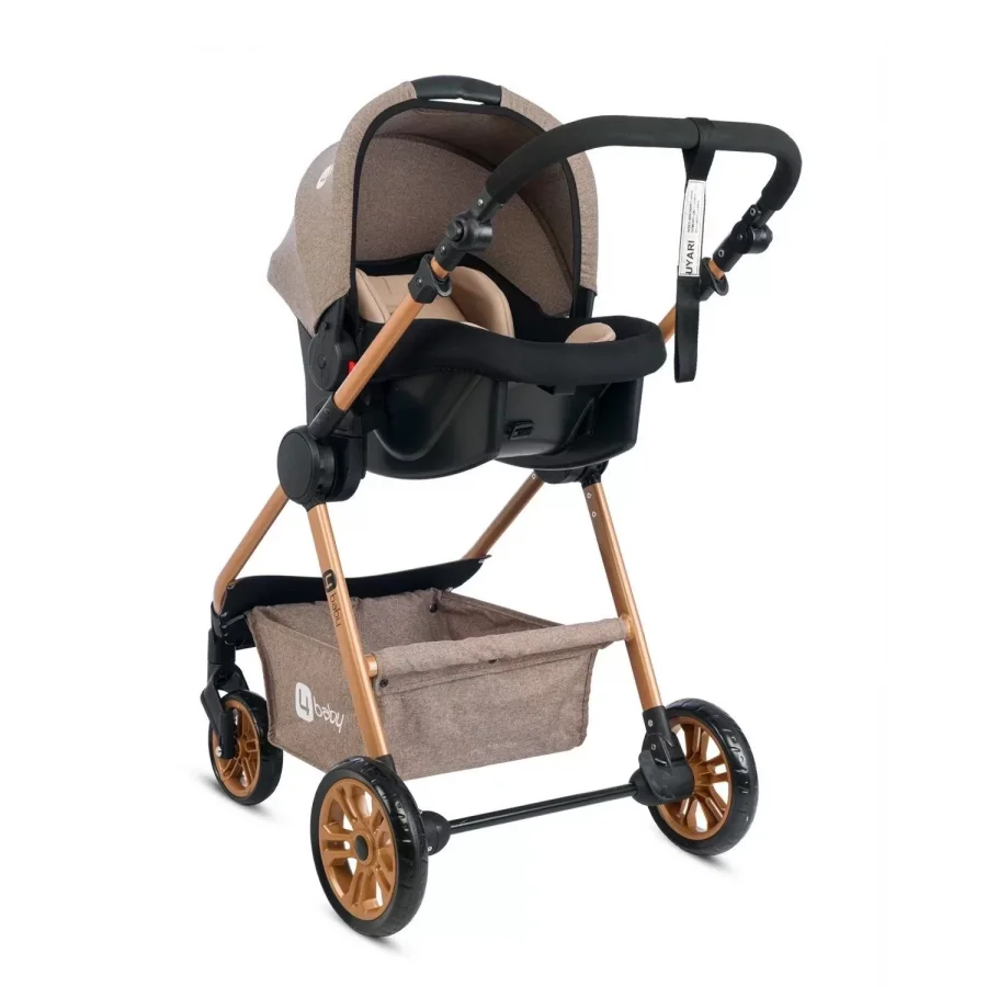 4 Baby Comfort Gold Travel Sistem Bebek Arabası - Kahve
