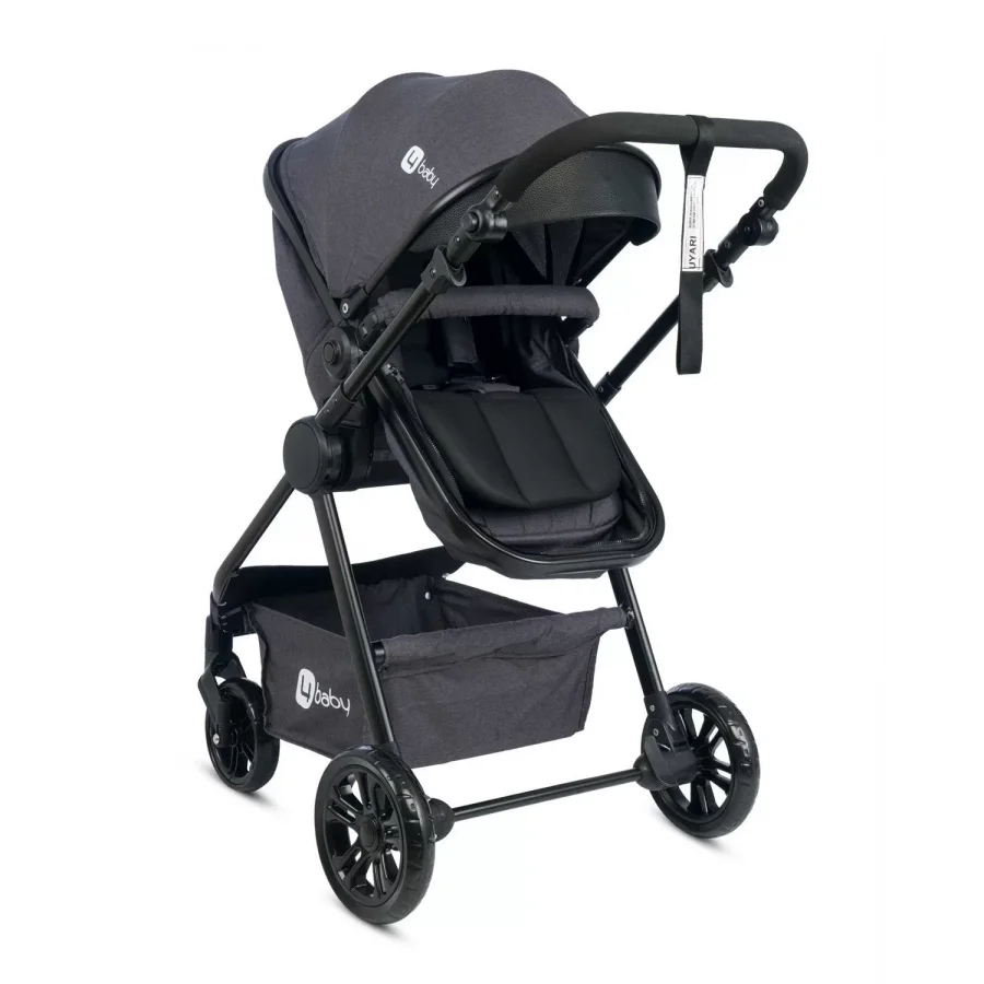 4 Baby Comfort Siyah Travel Sistem Bebek Arabası - Antrasit