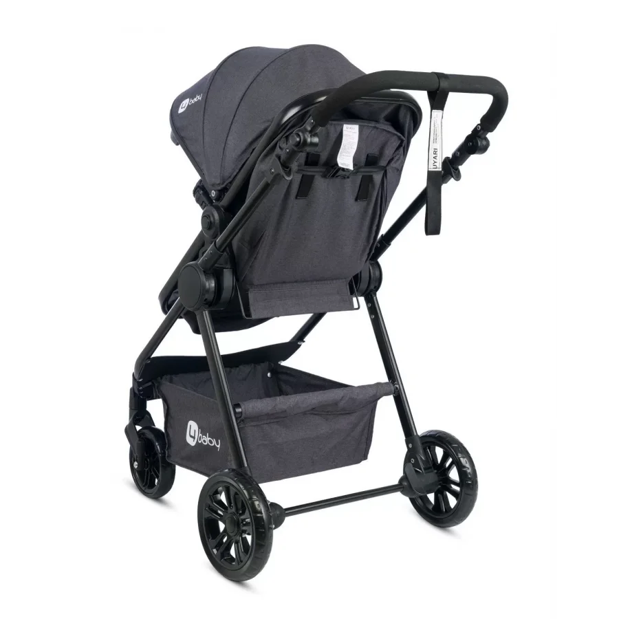 4 Baby Comfort Siyah Travel Sistem Bebek Arabası - Antrasit