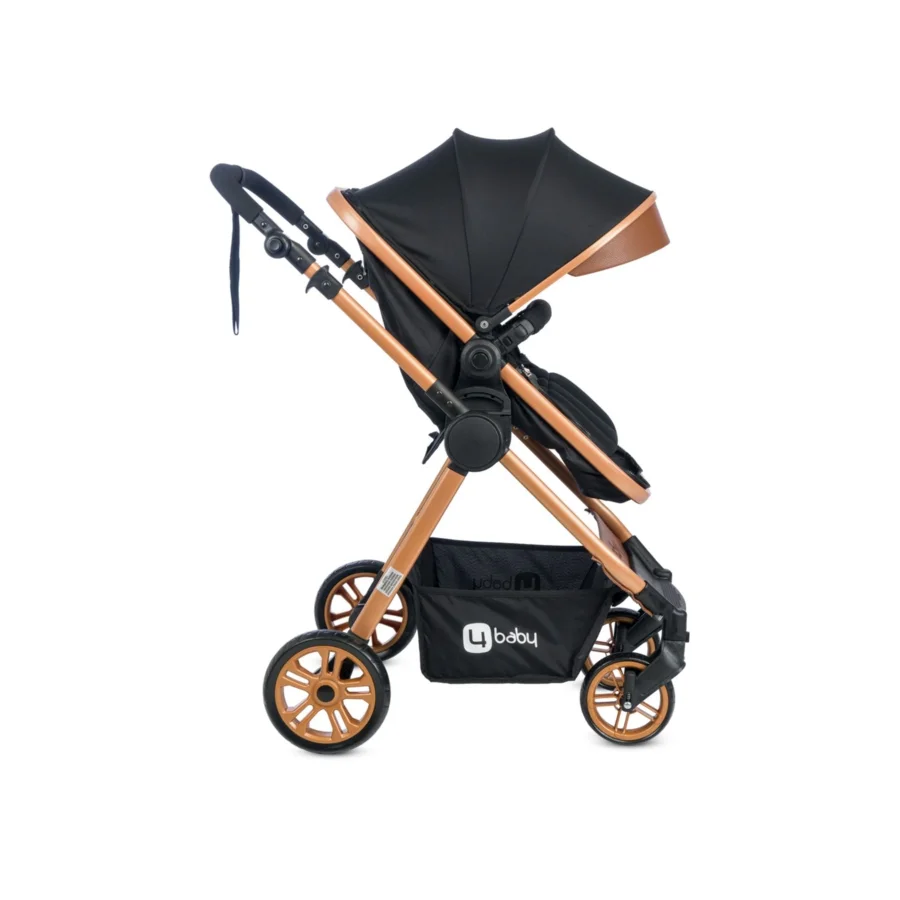4 Baby Cool Gold Travel Sistem Bebek Arabası - Antrasit