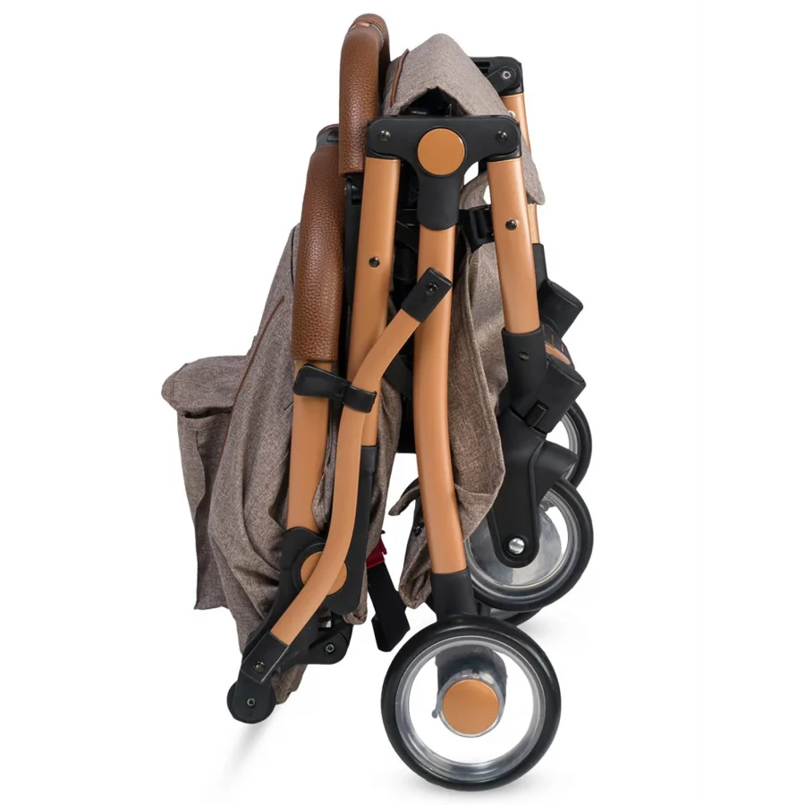 4 Baby Drone Gold Kabin Boy Bebek Arabası - Kahve