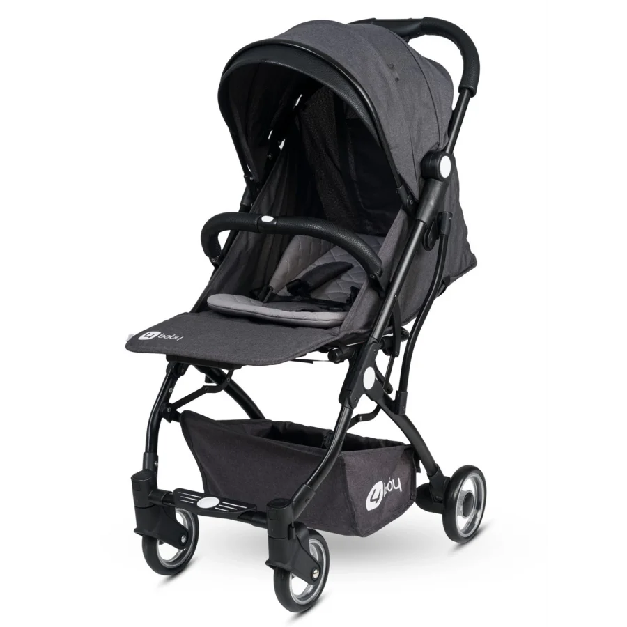 4 Baby Drone Siyah Kabin Boy Bebek Arabası - Antrasit