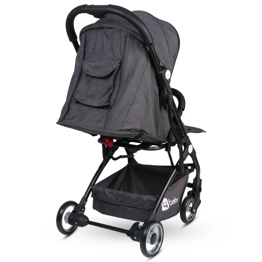 4 Baby Drone Siyah Kabin Boy Bebek Arabası - Antrasit